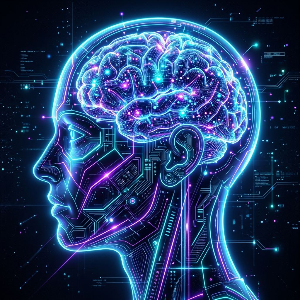 Neuro Digital Brain Hologram