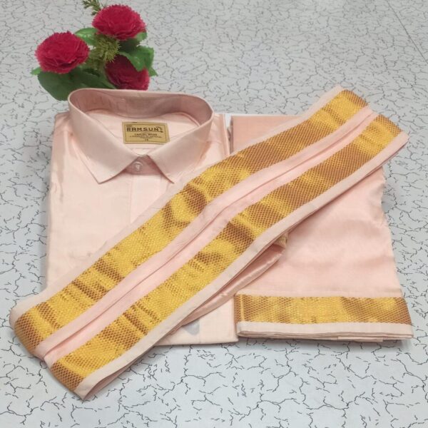 Light Pink dhoti set
